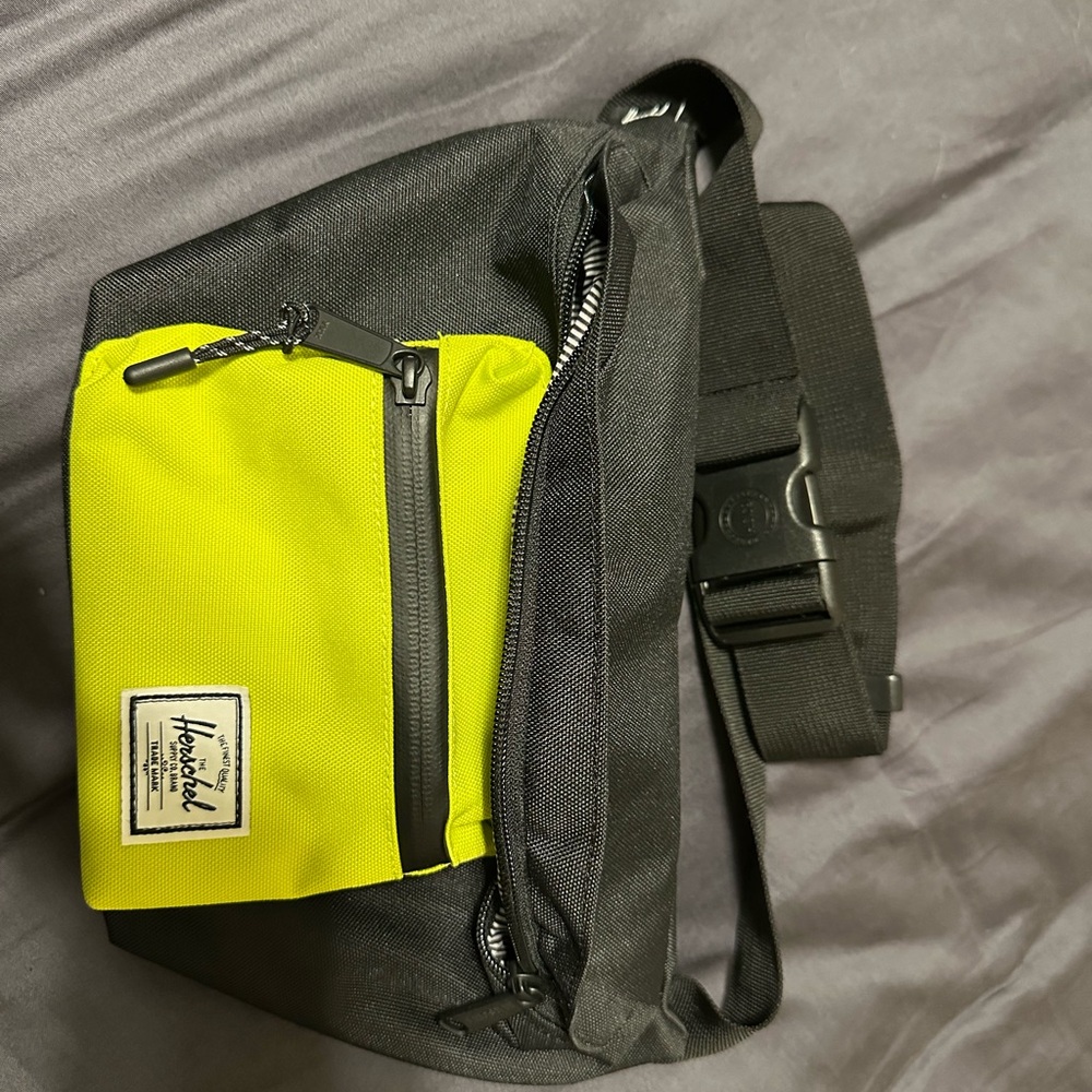 Herschel Supply Co. Hip Pack – Black & Neon Yellow
